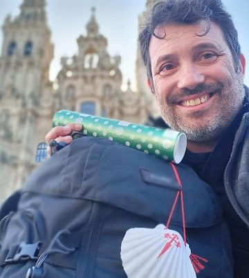 credencial caminho santiago no meu 45º aniversário